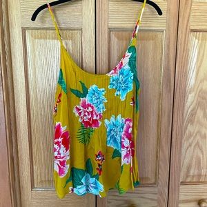 Women’s yellow cami top